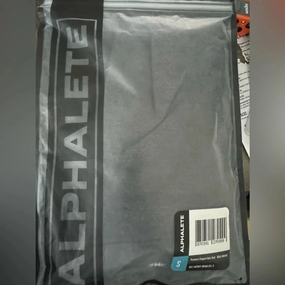 ALPHALETE NWT PREMIUM STEPPED HEM CUTOFF TANK SIZE SMALL - Picture 5 of 6